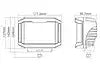 5 INCH HEIGHT X 7 INCH WIDTH; 99 WA