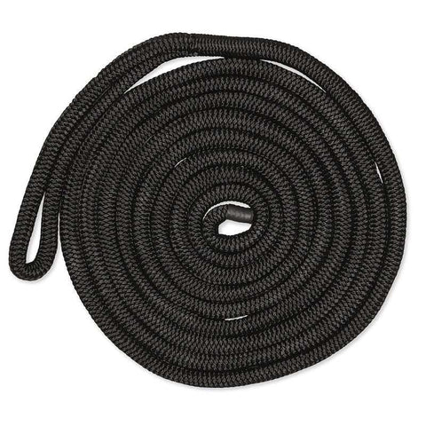 5/8IN-25FT DBLBRD CMP DOCKLINE BLK