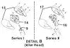 IDLER HEAD ASSY KIT- BLAC