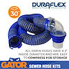 SEWER HOSE KIT  30'  PLASTIC RIB