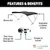 TAYLOR MADE 2021133086 SURESHADE  BATTERY POWERED BIMINI -