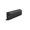 TACO METALS V11-0809BWK50-2 FLEXIBLE RUB RAIL KIT  BLACK W/ WHI