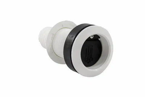 2 1/2' WHITE THRU-HULL