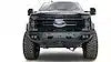 Fab Fours FS17-X4151-1 - Matrix Front Bumper 2 Stage Black Powder Coat 7/8 in. D-Ring Mounts No Guard