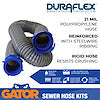 SEWER HOSE KIT  15'  WIRE RIB