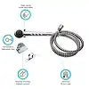SHOWER HEAD & HOSE CHROME