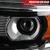 PROJECTOR HEADLIGHT WITH LED BAR