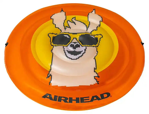 POOL FLOAT - PIXEL ORANGE LLAMA