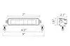BRIGHT SABER-X LED SINGLE ROW LIGHT