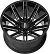 MO998 22X10 5X5.0 G-BLK MILL -18MM