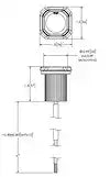 ECCO ELECT ED9040A 6LED FLASHER LP FM 12-24V AMBER