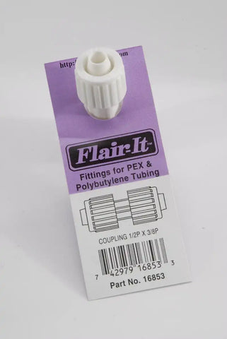 1PC 1/2 X 3/8 COUPLING