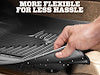 Husky Liners 15321 - WeatherBeater™ Molded Fit Floor Liners, Raised Ridge Design, Black TPO, 2-Piece Set