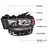 2500 3500 OE HALOGEN HEADLIGHTS WIT