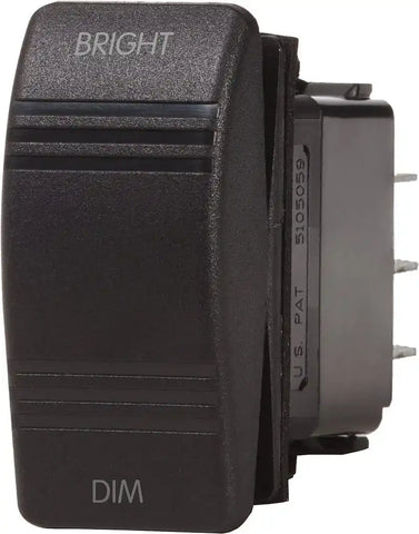 SWITCH CONTURA SPDT(ON)OFF(ON)DMBLK