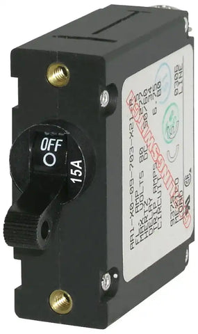 CIRCUIT BREAKER AA1TOGGLE 15A BLK