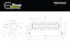 SS6 AMBER DRIVING LIGHT BAR SINGLE