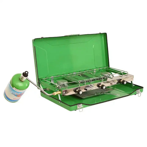 PORTABLE 3 BURNER PROPANE GAS CAMPI