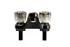 RV LAVATORY FAUCET W/SMOKED ACRYLIC