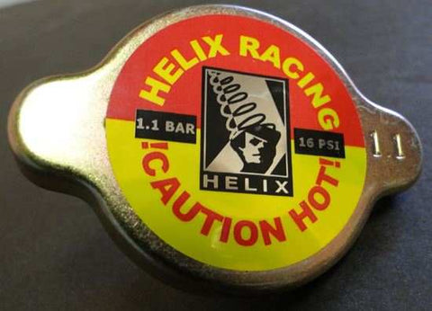 HELIX RACING 212-1113 ZINC RADIATOR CAP  1.1 BAR (16 PSI)