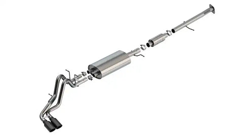 Borla 140943BC Exhaust System Kit S-Type Cat Back System T-304 Stainless Steel