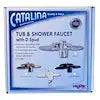 CATALINA 4' TUB/SHOWER FAUCET  WH