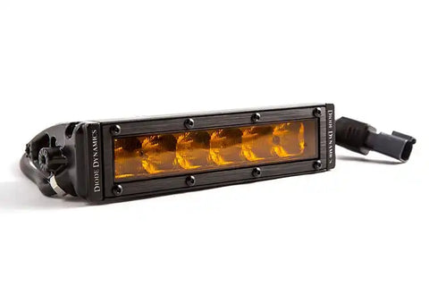 SS6 AMBER DRIVING LIGHT BAR SINGLE