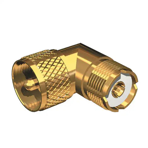 GOLD PLATED RIGHT-ANGLE PL-259