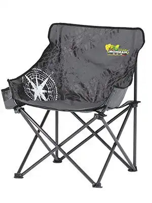 MID SIZE LOW BACK CAMP CHAIR - BLAC