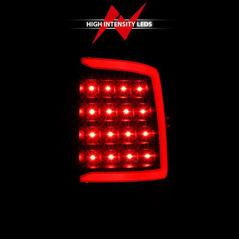 Anzo USA 311319 Tail Light Assembly LED Smoke Lens Black Housing