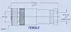 FIELD CNCTR FEM MICRO/MID STRAIGHT
