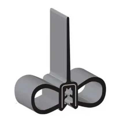 BLK  DOUBLE BULB & SINGLE WIPER CLP