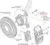 WILWOOD 140-17557-DR KIT FRONT AERO6-DM FORD R