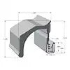 RUBBER FEN FLARE SET (2) 7 FT / BOX