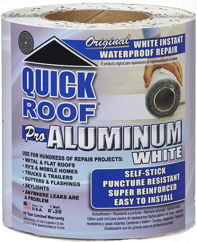 6'X25' WHITE QUICK ROOF