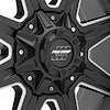 PRO COMP WHL 5148-298250-D 20X9.5 8X6.5 5BSMM SATIN BLACK/ MLD