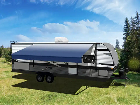 VELARIUM VR18004000A SLATE BLU FADE CANOPY/ROLL TUBE 18'