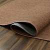 SOLID ESPRESSO 2.5X7 WASHABLE RUG