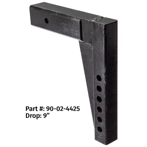 2.5' ADJUSTABLE SHANK 9' DROP/13' R