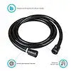 60'VINYL SHOWER HOSE BLK