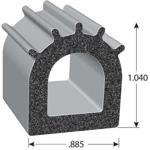 EPDM SPONGE DSEAL W/PSA 25FT