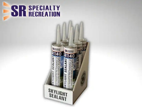 S.RECREATION SR140BX SKYLIGHT SEALANT 6 PACK CUT BOX.