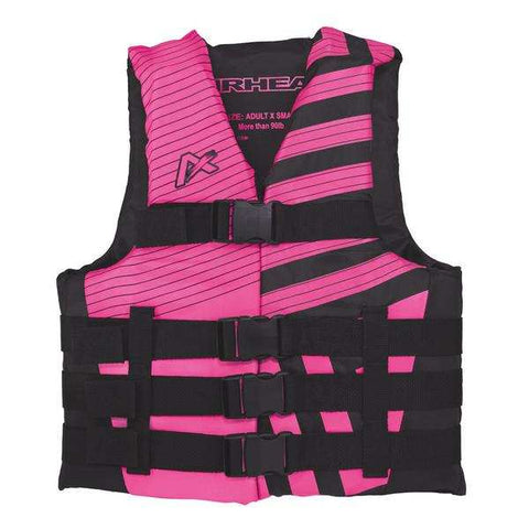 AIRHEAD 30081-04-A-BKHP AIRHEAD TREND VEST  BLACK / HOT PIN
