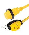 30A 25' CORDSET W/LED