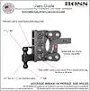 GEN-Y HITCH GH-1814 THE BOSS TORSION-FLEX 3' SHANK 6' D