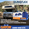 SEWER HOSE KIT  30'  PLASTIC RIB