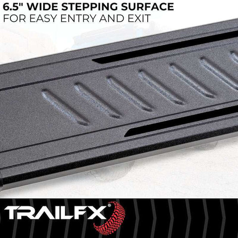 TrailFX AL6001B Running Board TrailFX A6 Series Crew Cab 15-24 Chevy Colorado/GMC Canyon