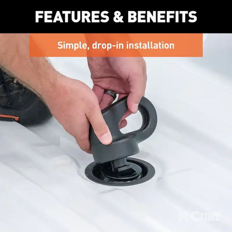 CURT 60639 - OEM Puck System 2-5/16in. Gooseneck Kit Chevrolet Ford GMC Nissan (38K)