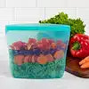 3 CUP REUSABLE SILICONE BAG TURQ