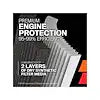 K&N FILTER RU-3108HBK UNIVERSAL CLAMP-ON AIR FILTER